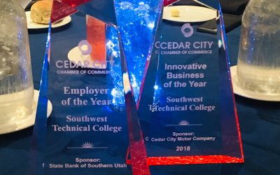 Southwest Tech Receives Two Awards at the Chamber Gala